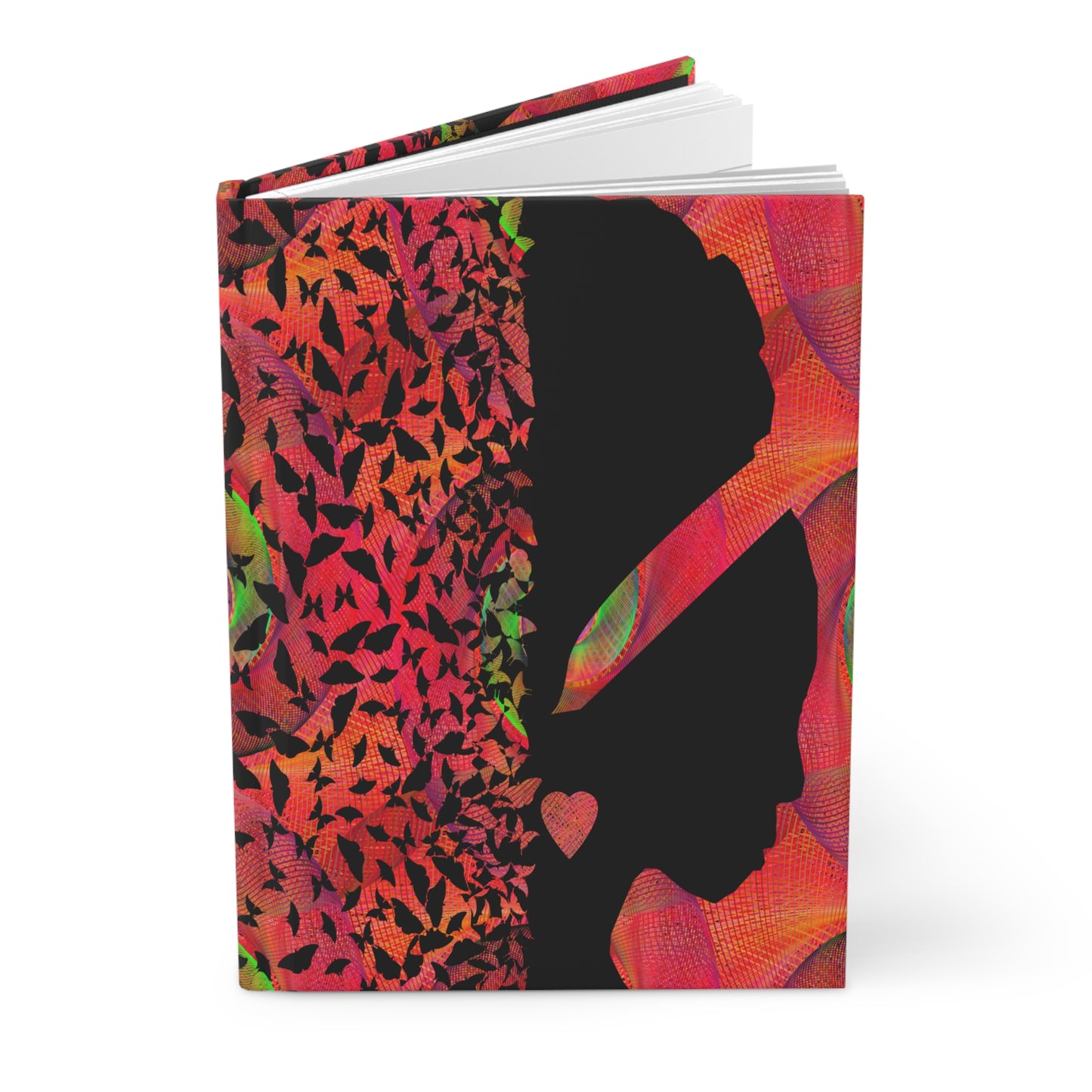 Phenomenal Hardcover Journal Matte - Black Women Empowerment Tribute, Resilience Diary, Poetry Book, Sketchbook Gift, Daily Reflection