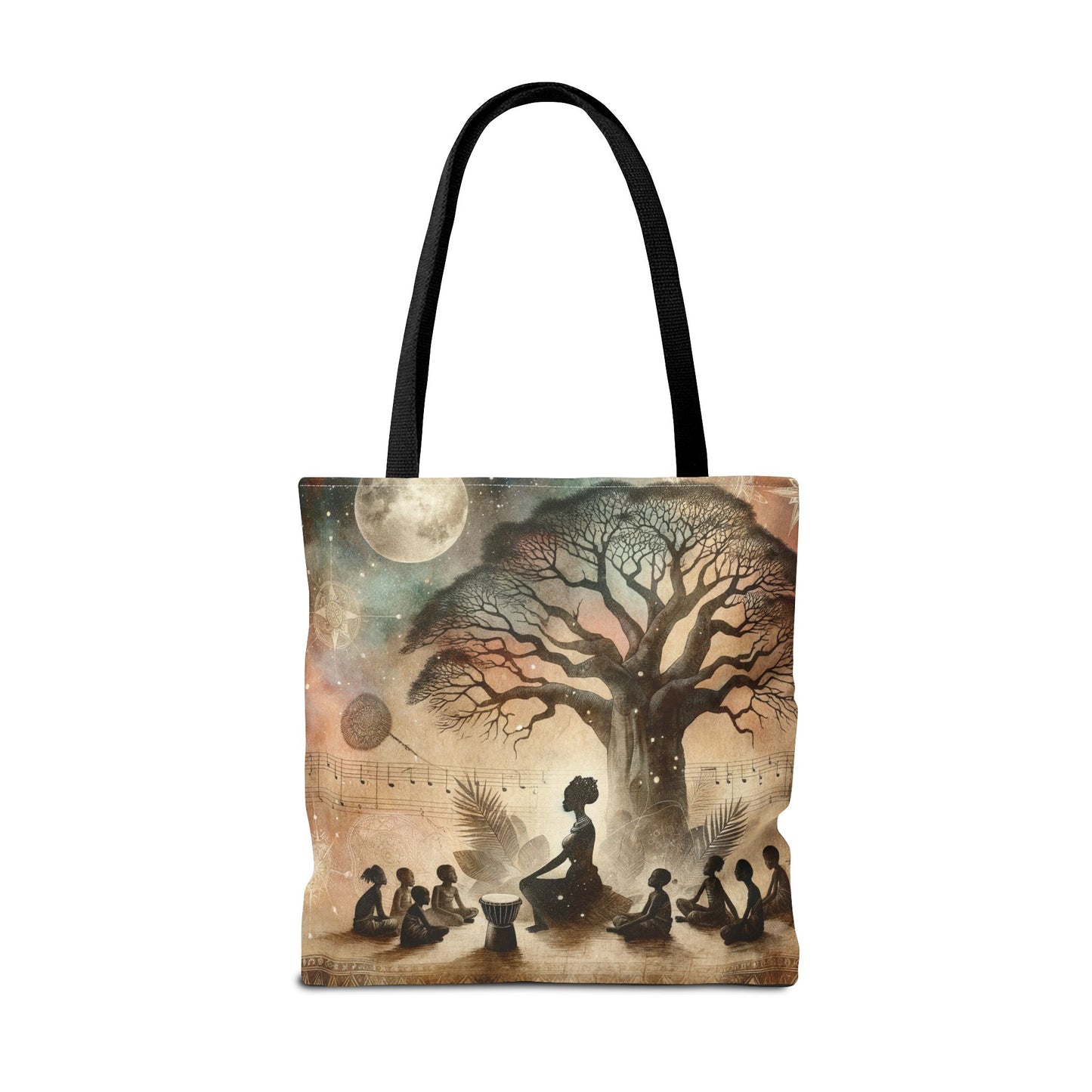 Baobab Tree Tote Bag, Stylish Shopping Bag, Boho Chic Handbag, Art Design Purse, Gift for Her, Fashion Accessory, Kwanzaa Gifts