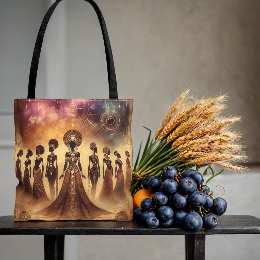 Awakening Tote Bag, Stylish Shopping Bag, Boho Chic Handbag, Art Design Purse, Unique Gift for Her, Fashion Accessory, Kwanzaa Gifts